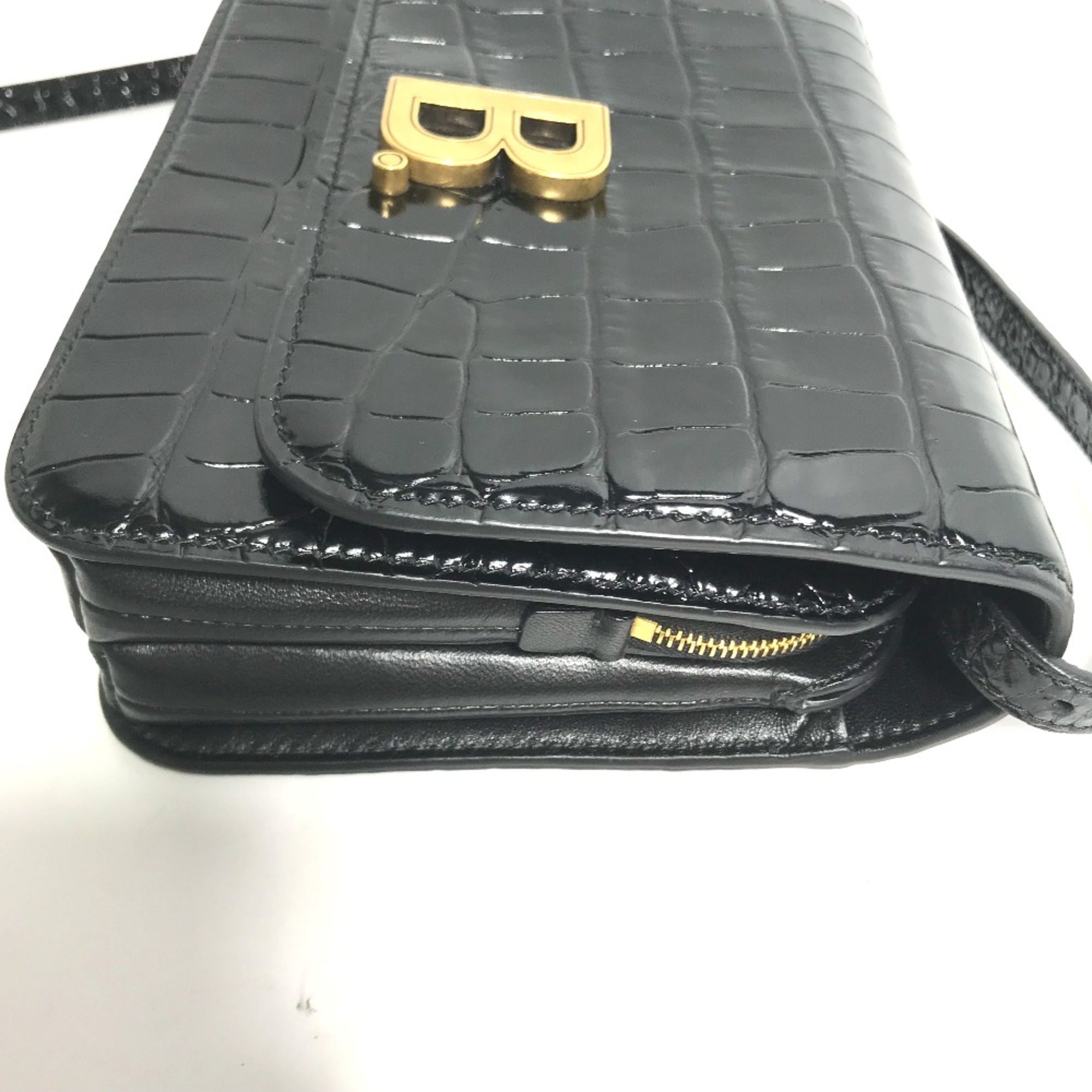 Balenciaga Black Leather Shoulder