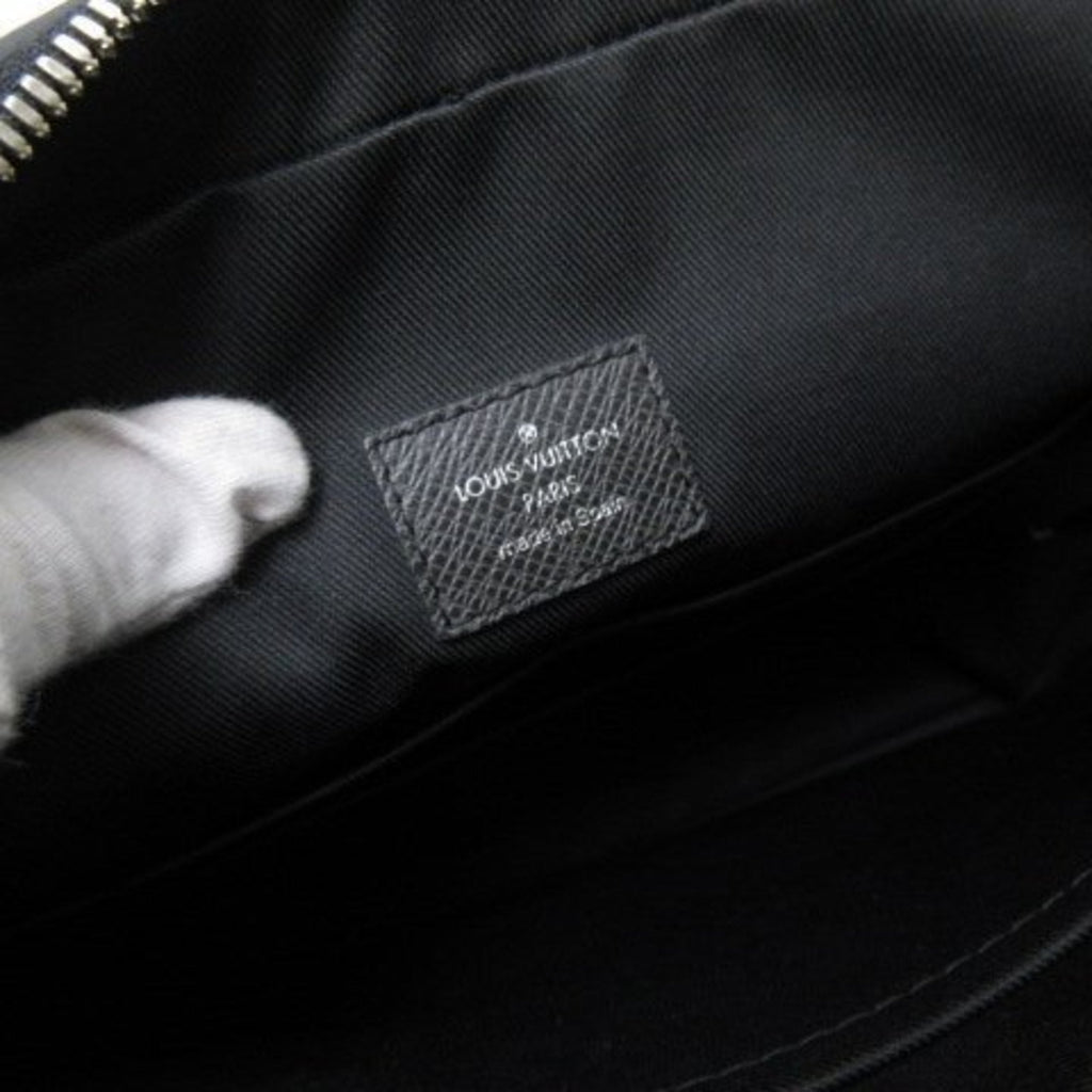Louis Vuitton Ardoise Taiga Leather Messenger Bag Shoulder Bag