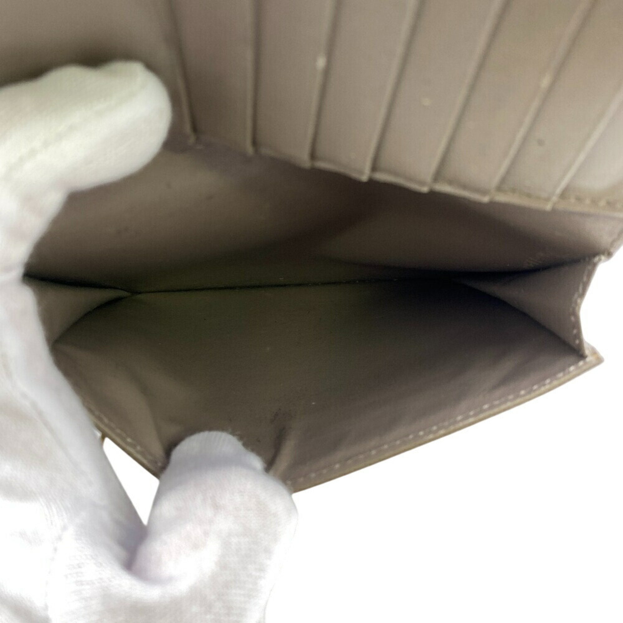 Celine Beige Leather Wallet (Bi-Fold)