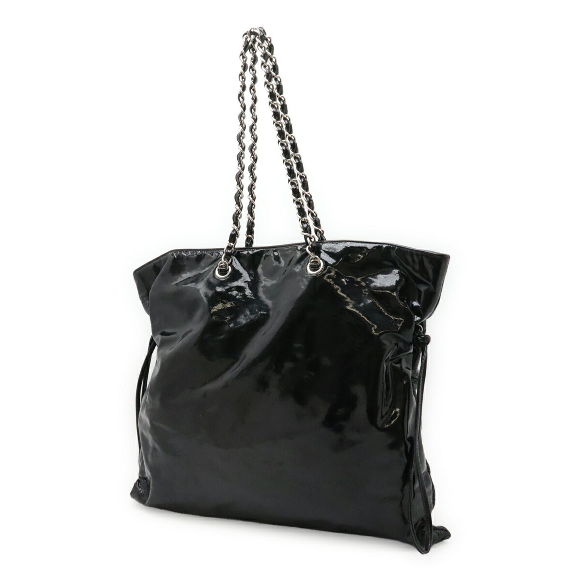 Chanel Black Leather Shoulder Bag Tote Bag