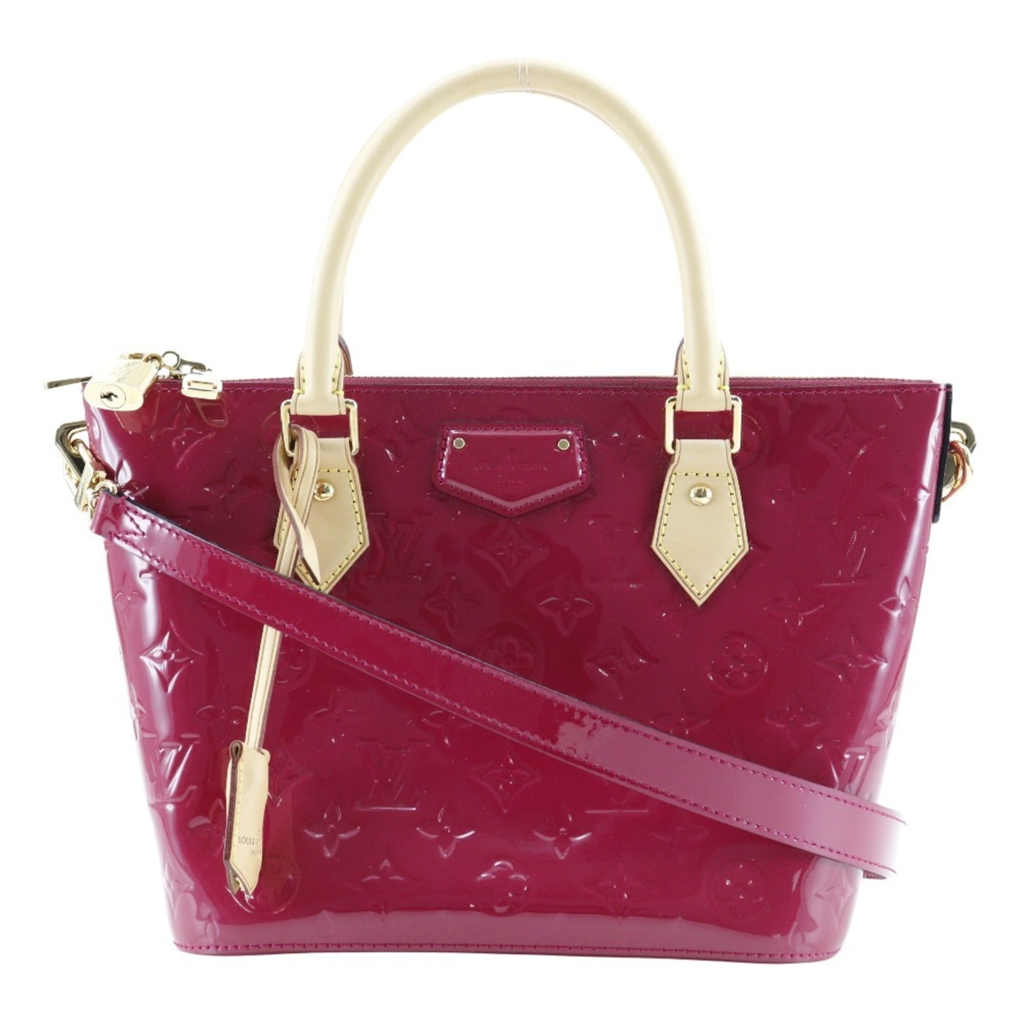 Louis Vuitton Indian Rose Monogram Vernis Handbag