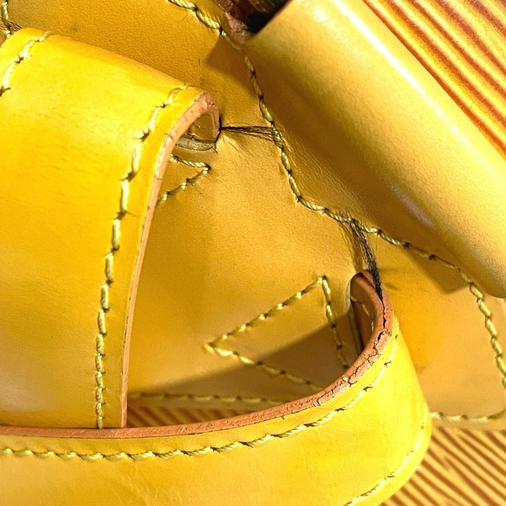Louis Vuitton Epi Yellow Epi Leather Backpack