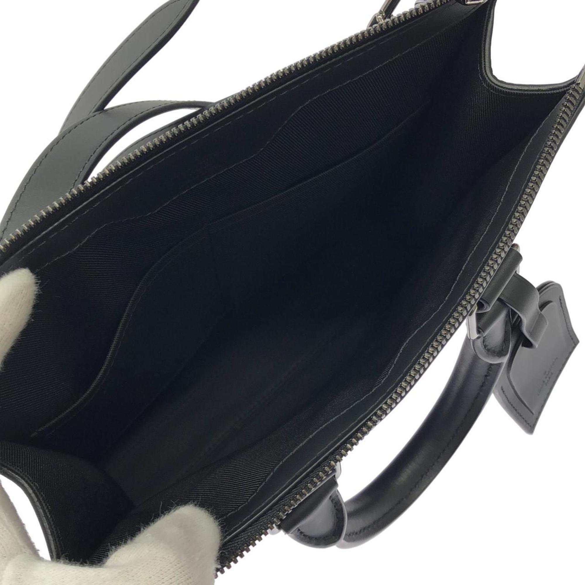 Louis Vuitton Black Coated Canvas Handbag