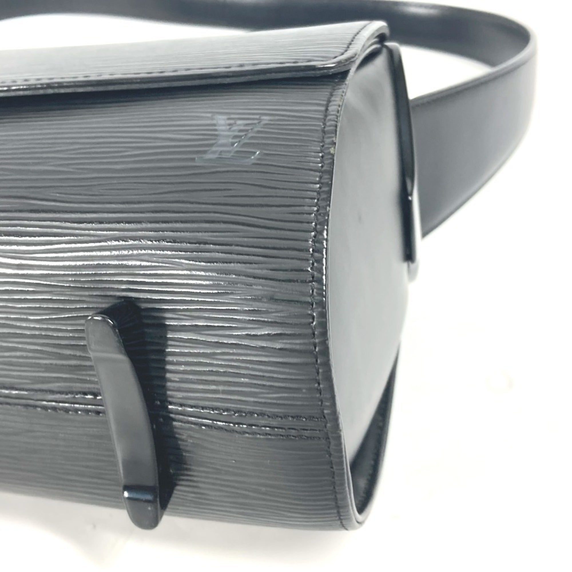 Louis Vuitton Black Noir Epi Leather Shoulder Bag