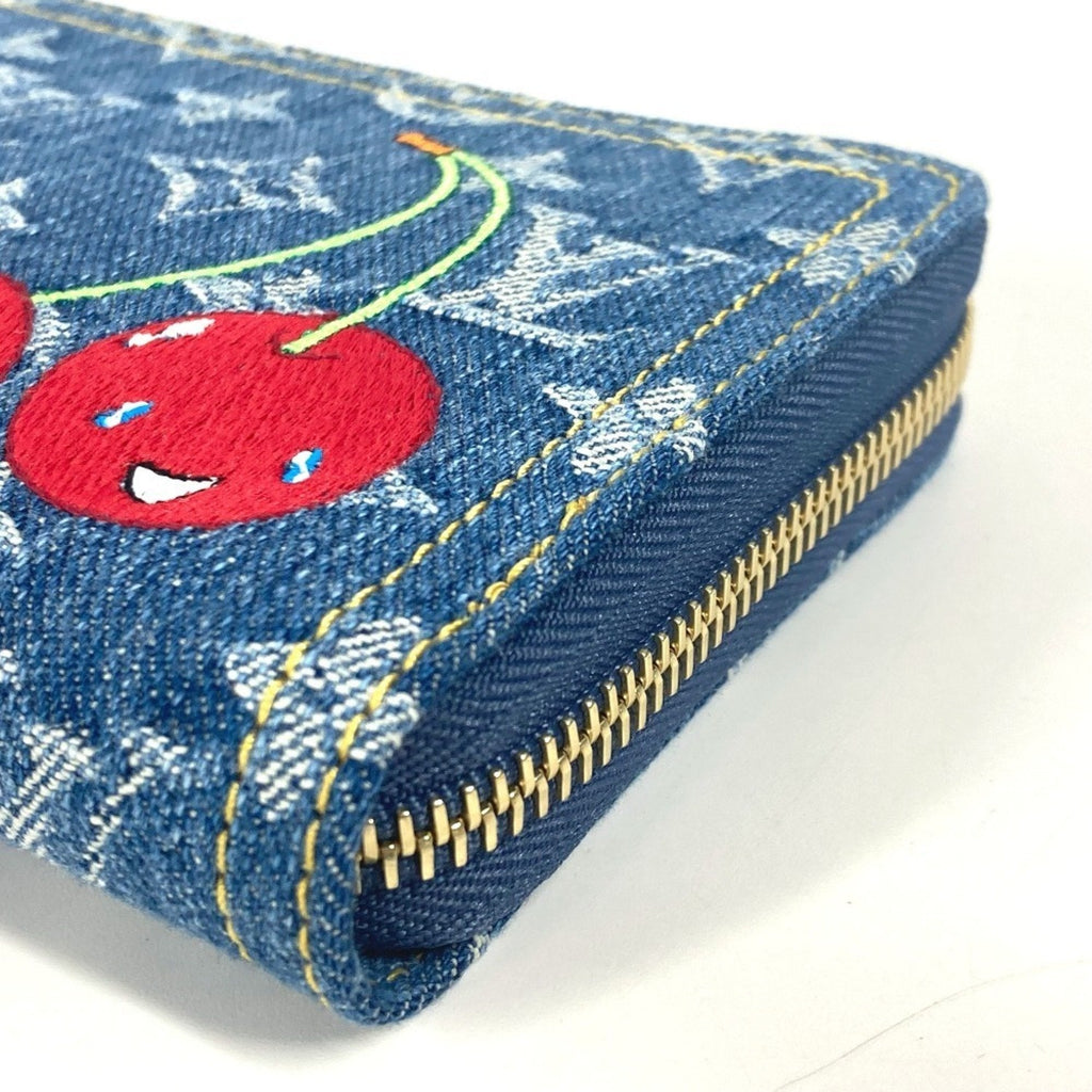 Louis Vuitton Monogram Denim Blue Long Wallet