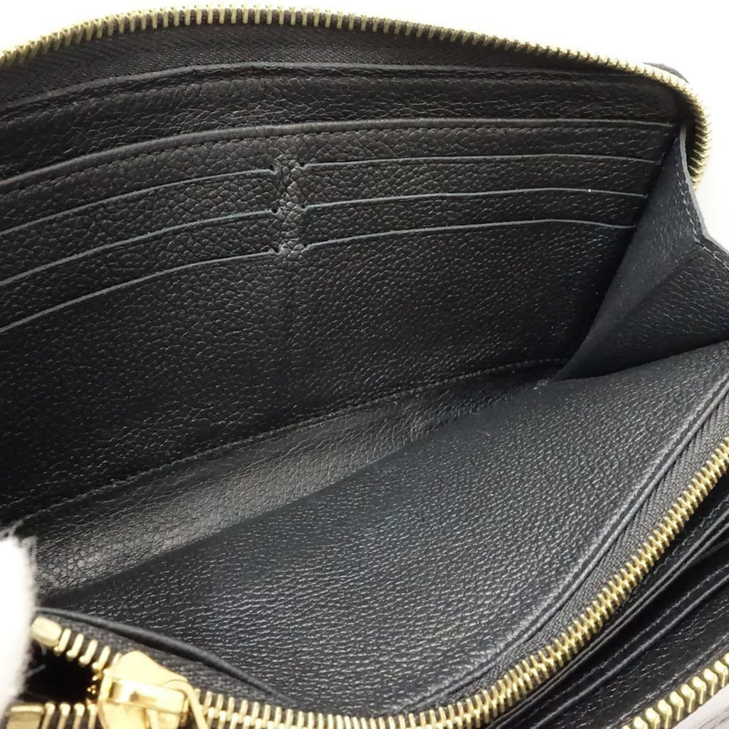 Louis Vuitton Beige Black Monogram Long Wallet