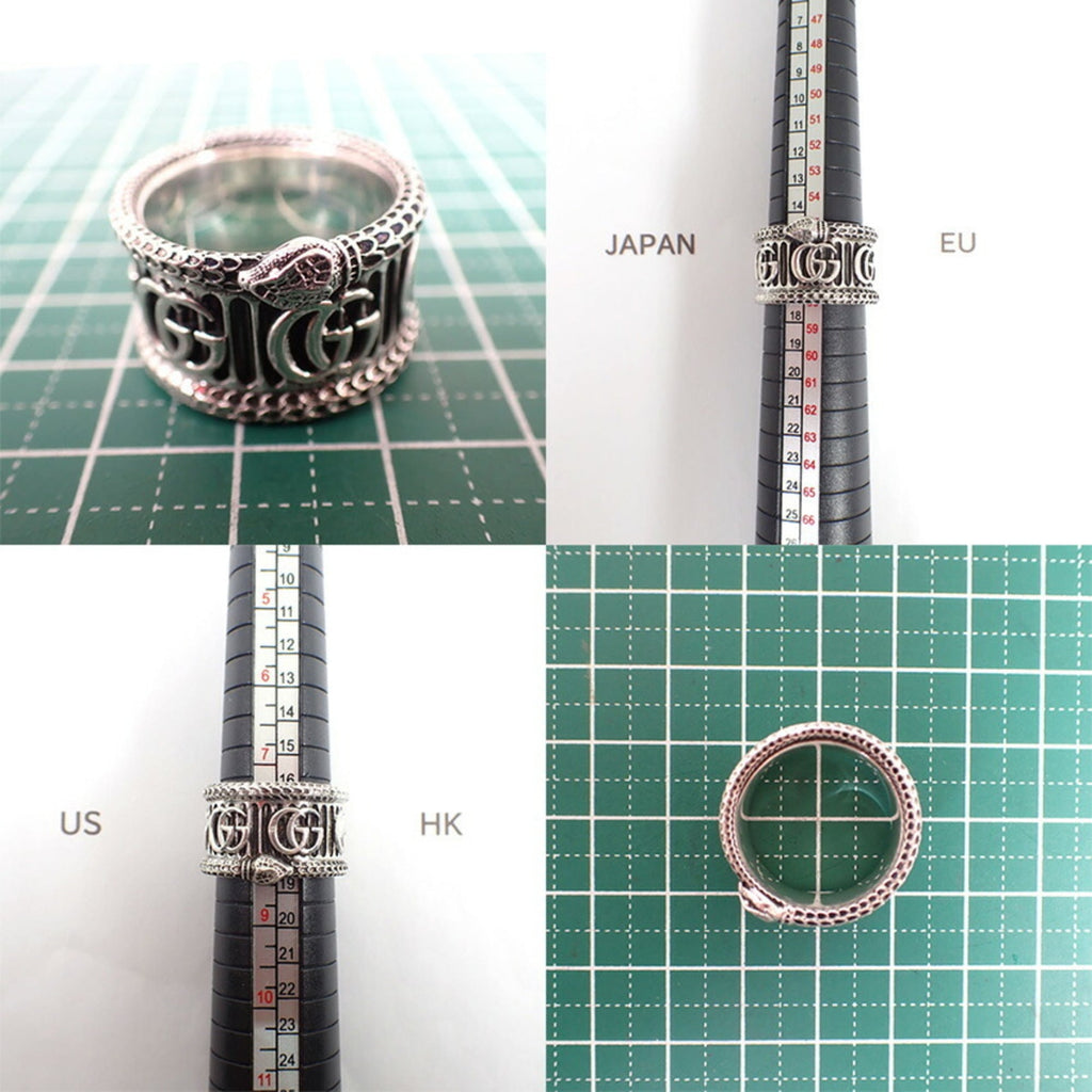 Gucci Sterling Silver 925 Band Ring (Pre-Owned)