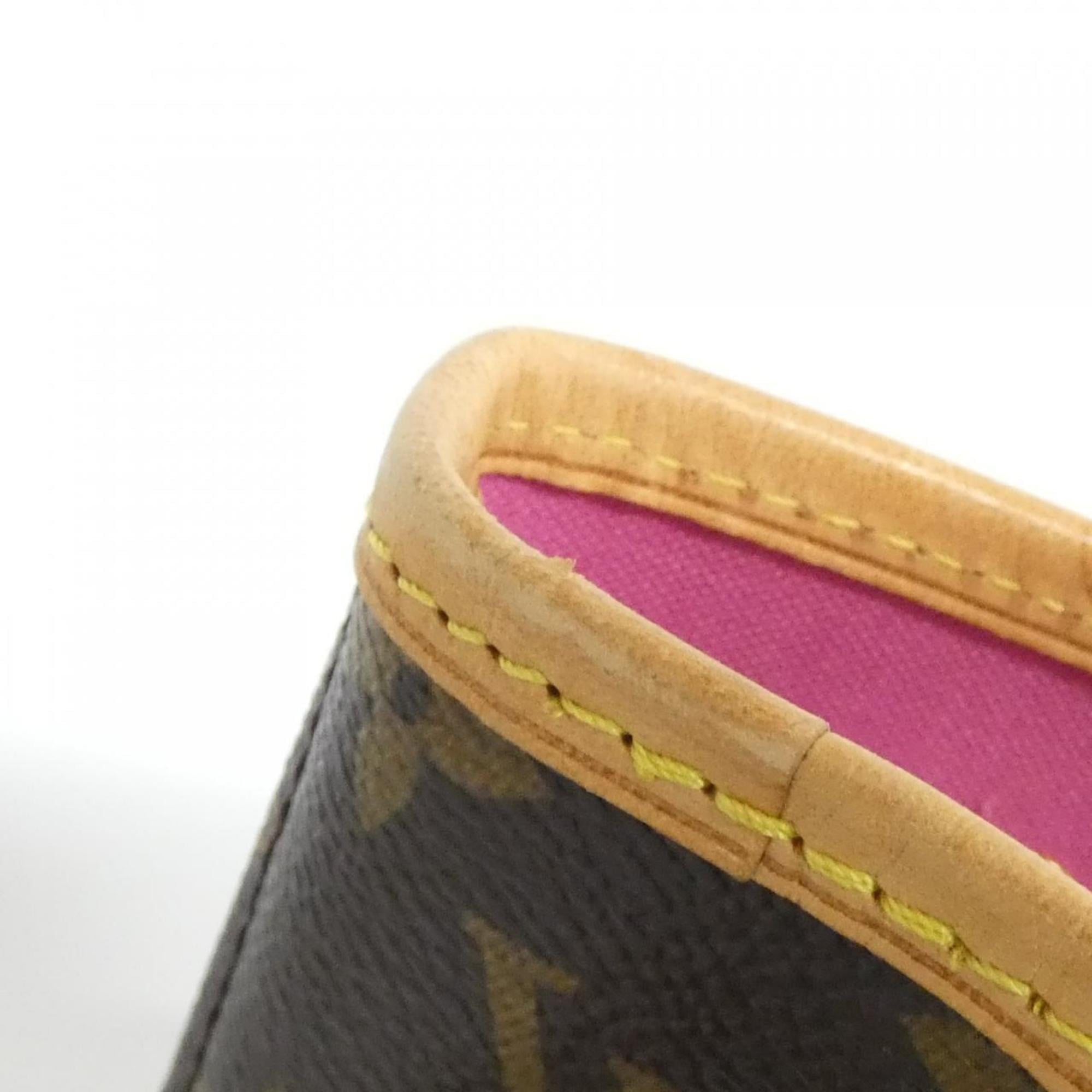 Louis Vuitton Brown Coated Canvas Handbag