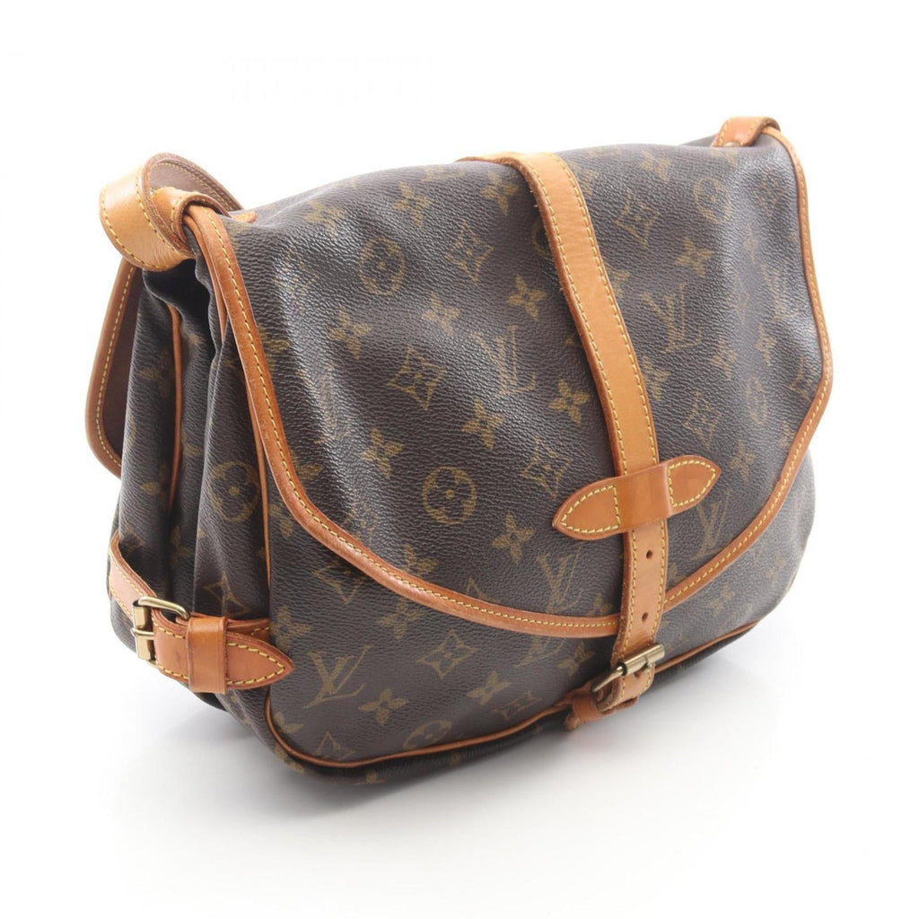 Louis Vuitton Brown Monogram Monogram Leather Handbag Shoulder Bag