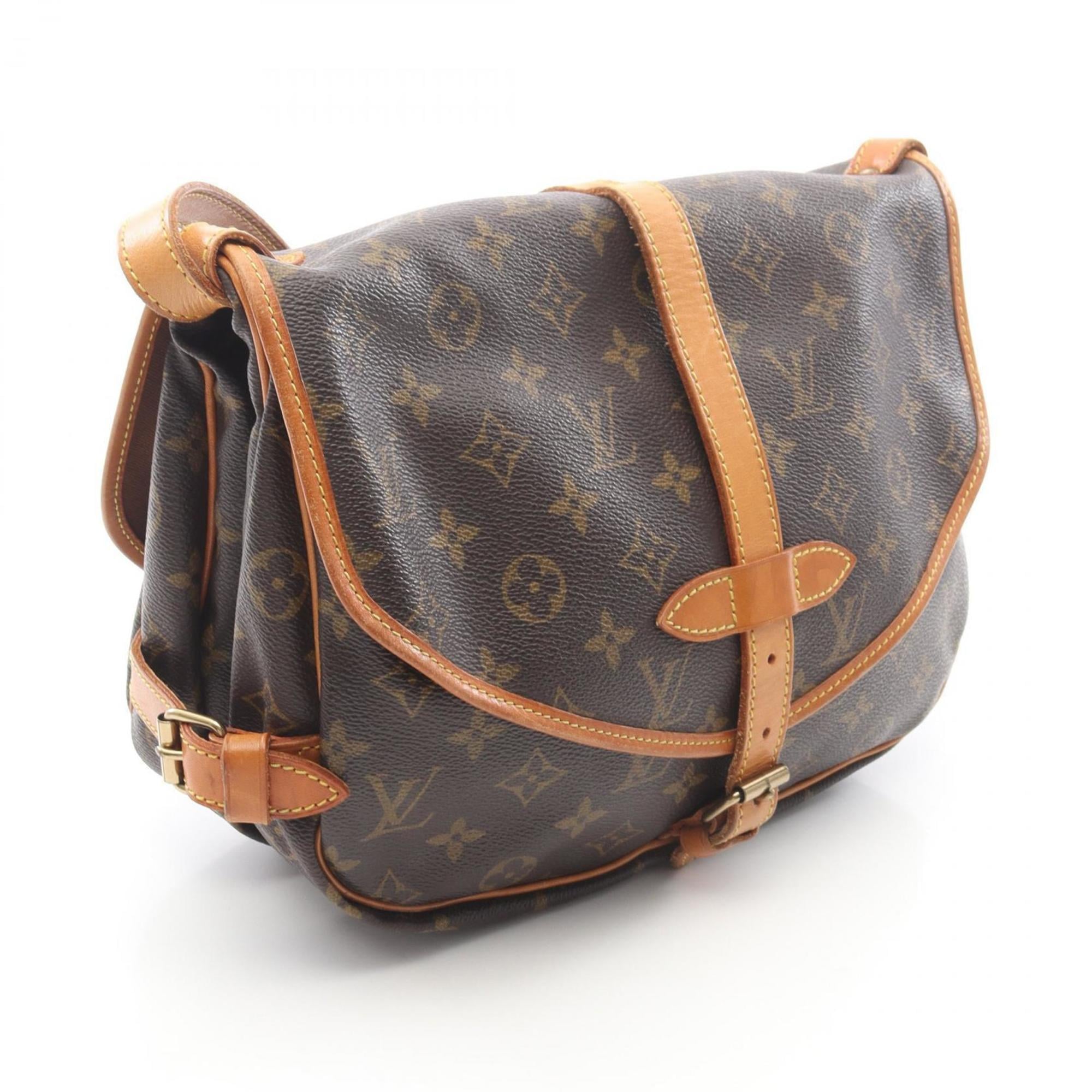 Louis Vuitton Brown Monogram Monogram Leather Handbag Shoulder Bag