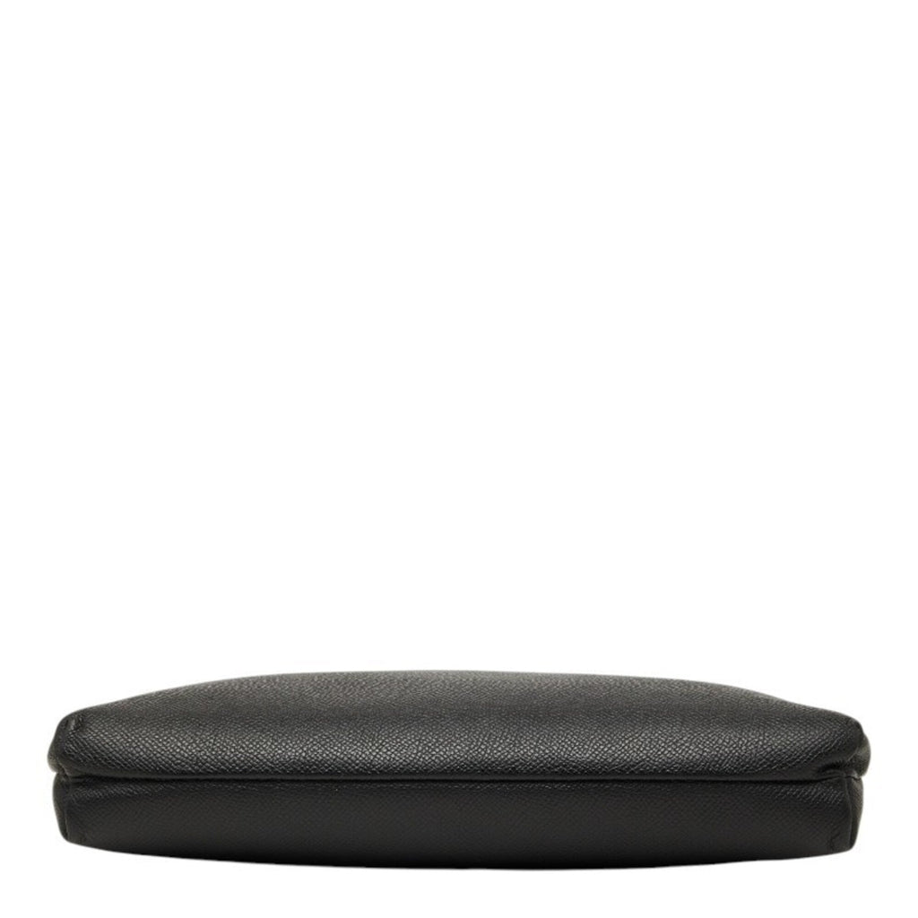 Balenciaga Black Leather Clutch