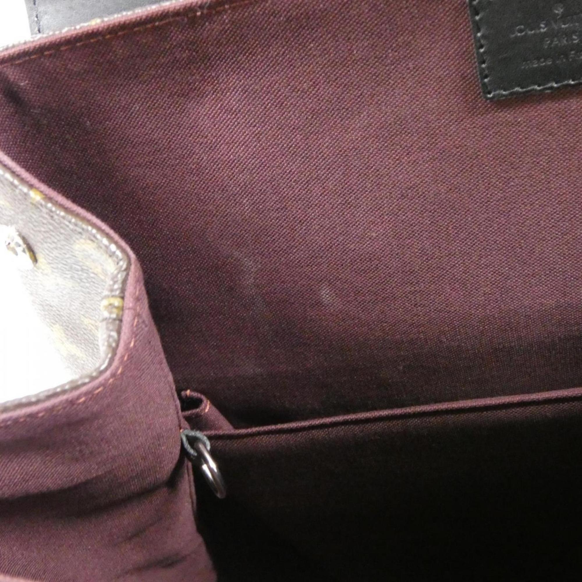 Louis Vuitton Brown Coated Canvas Backpack