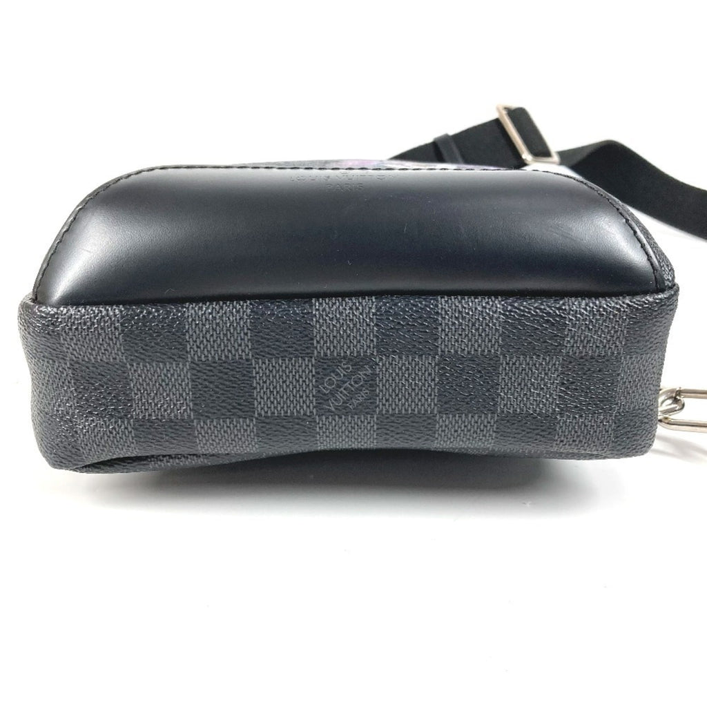Louis Vuitton Black Damier Graphite Canvas Shoulder Bag Sling Bag