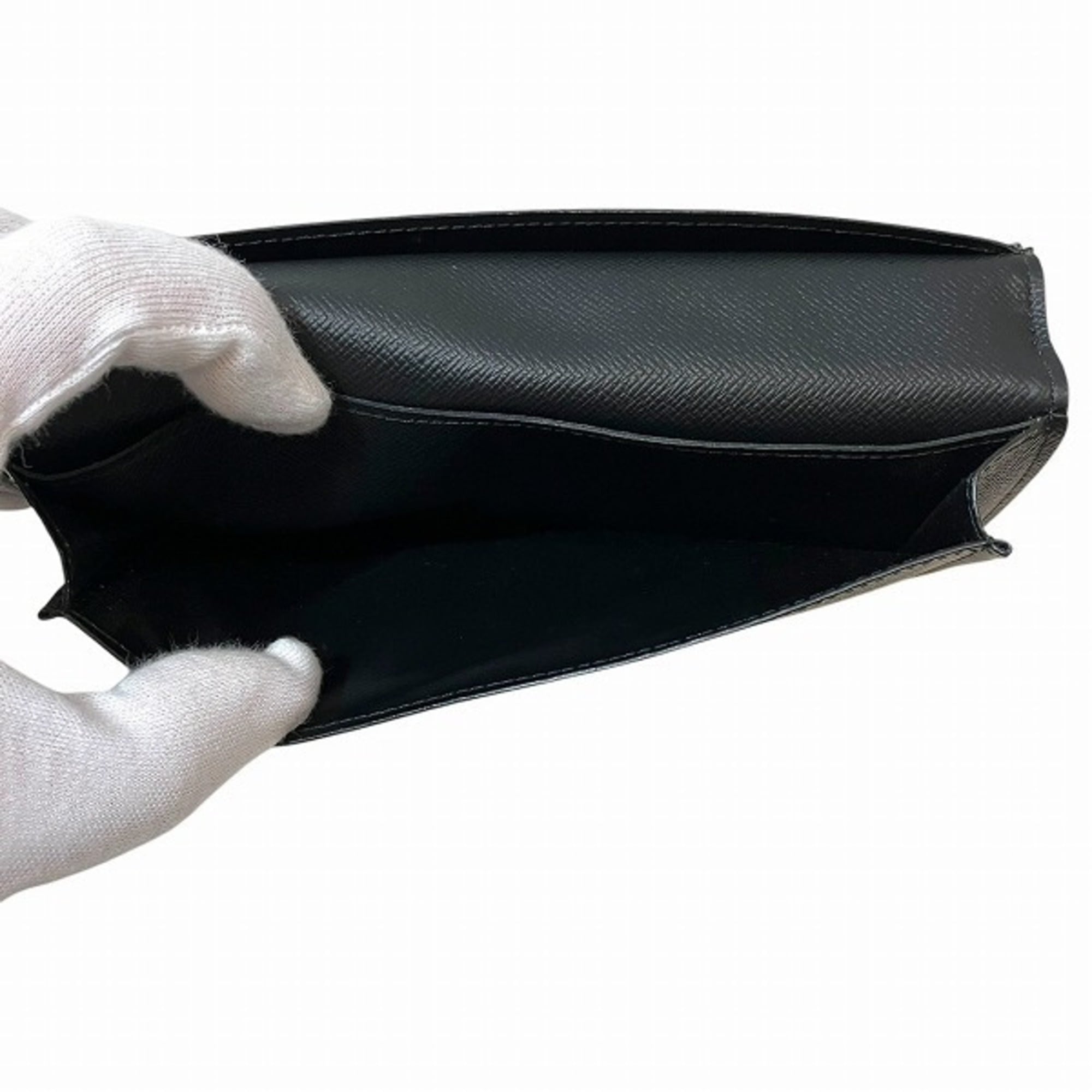 Louis Vuitton Black Damier Graphite Long Wallet