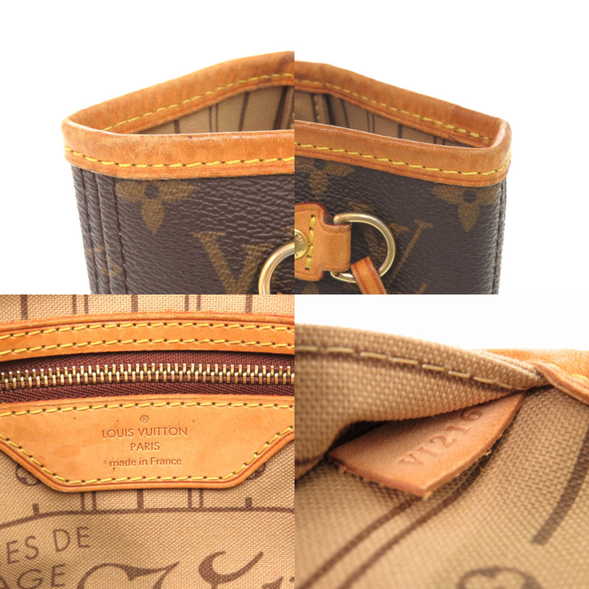 Louis Vuitton Beige Monogram Tote Bag