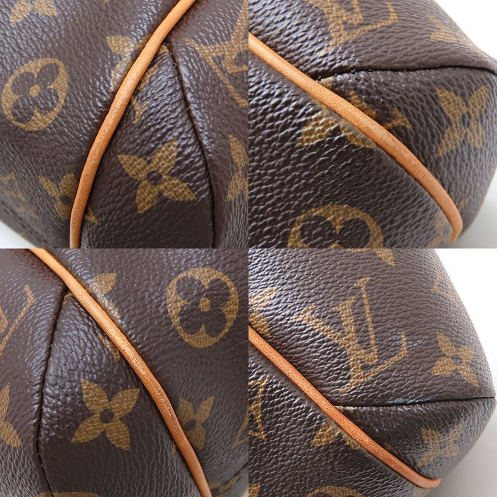 Louis Vuitton Brown Canvas Tote Bag