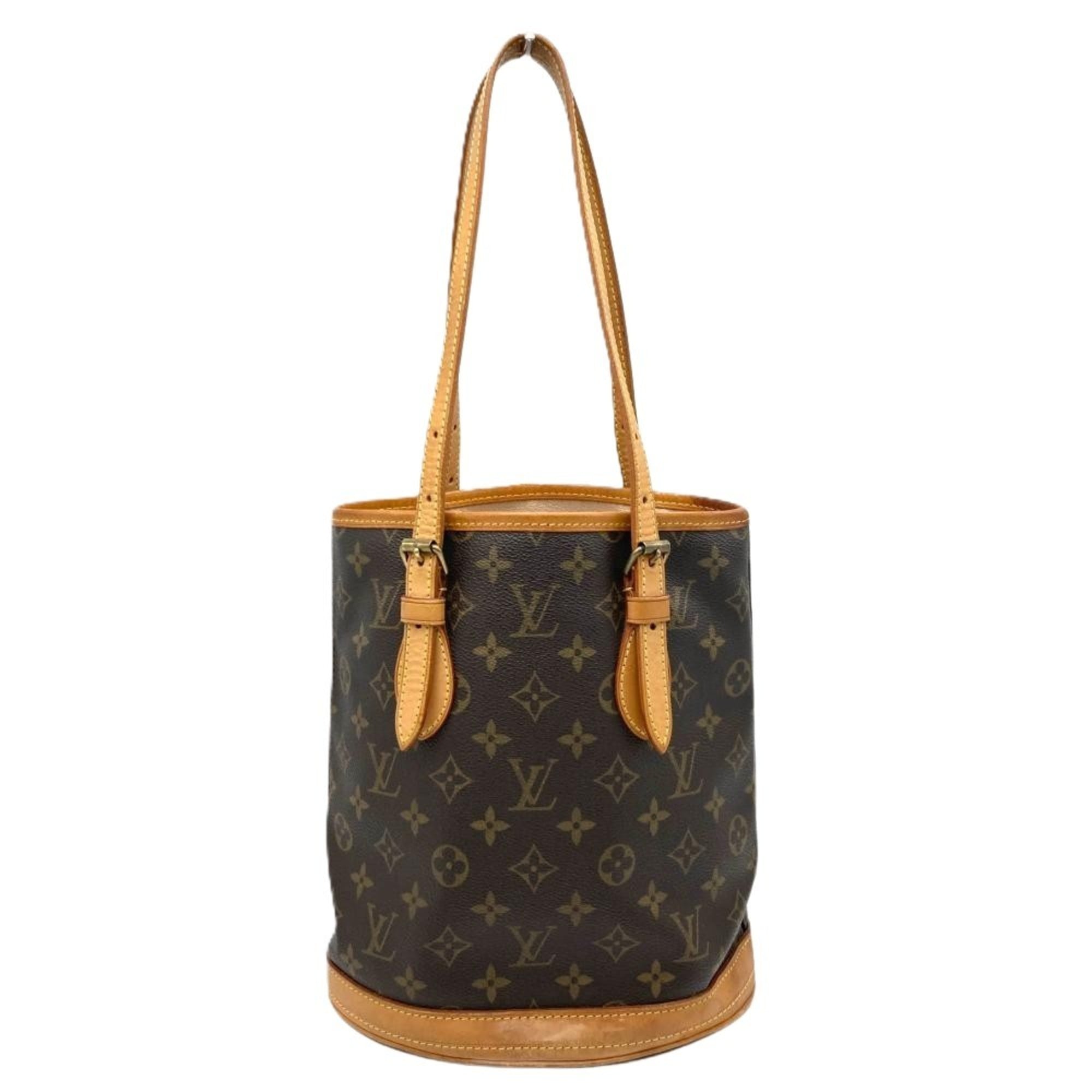 Louis Vuitton Brown Monogram Canvas Handbag Tote Bag