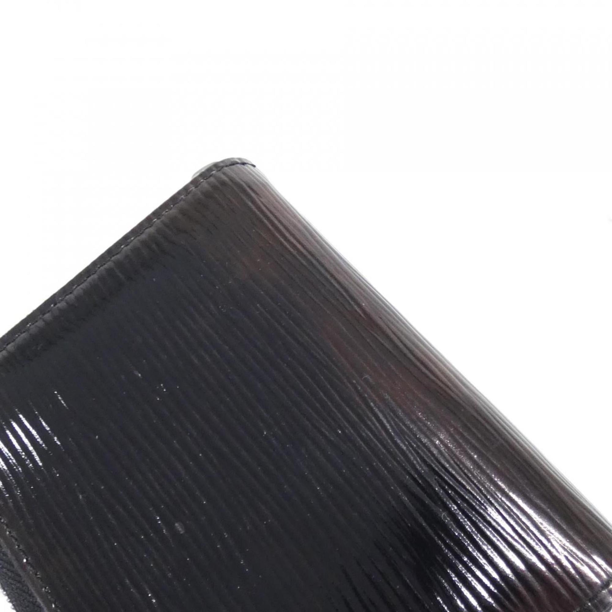 Louis Vuitton Black Leather Coin Purse/Coin Case