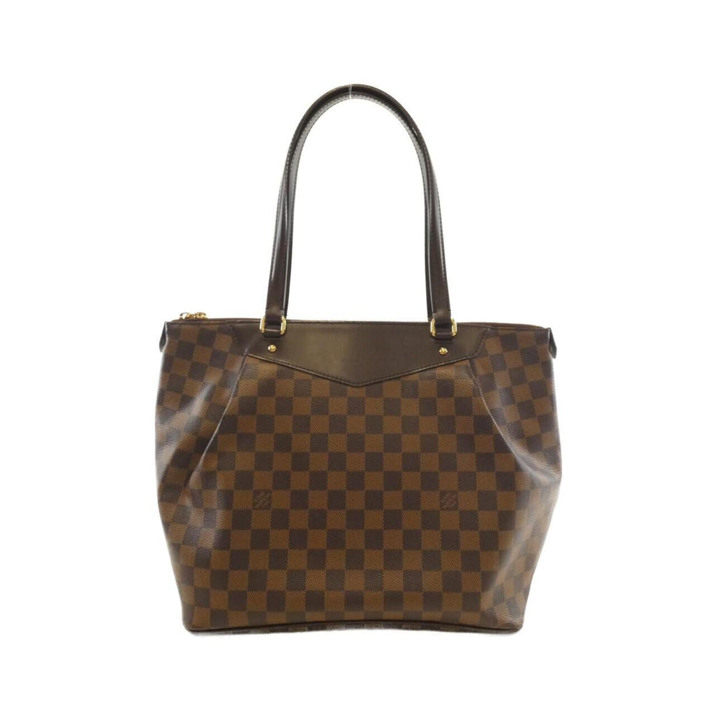 Louis Vuitton Brown Coated Canvas Handbag