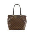 Louis Vuitton Brown Coated Canvas Handbag