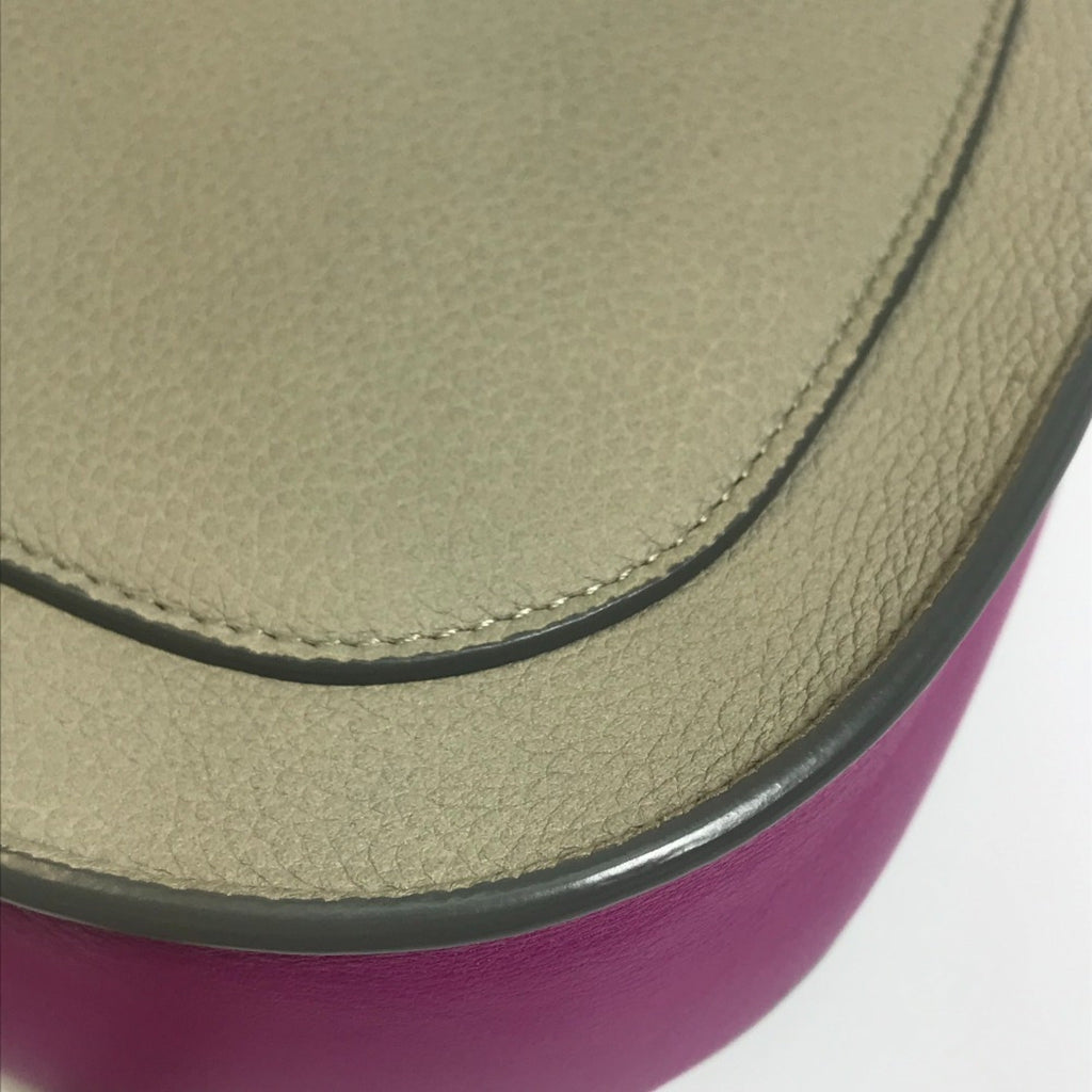 Celine Gray Leather Shoulder Bag
