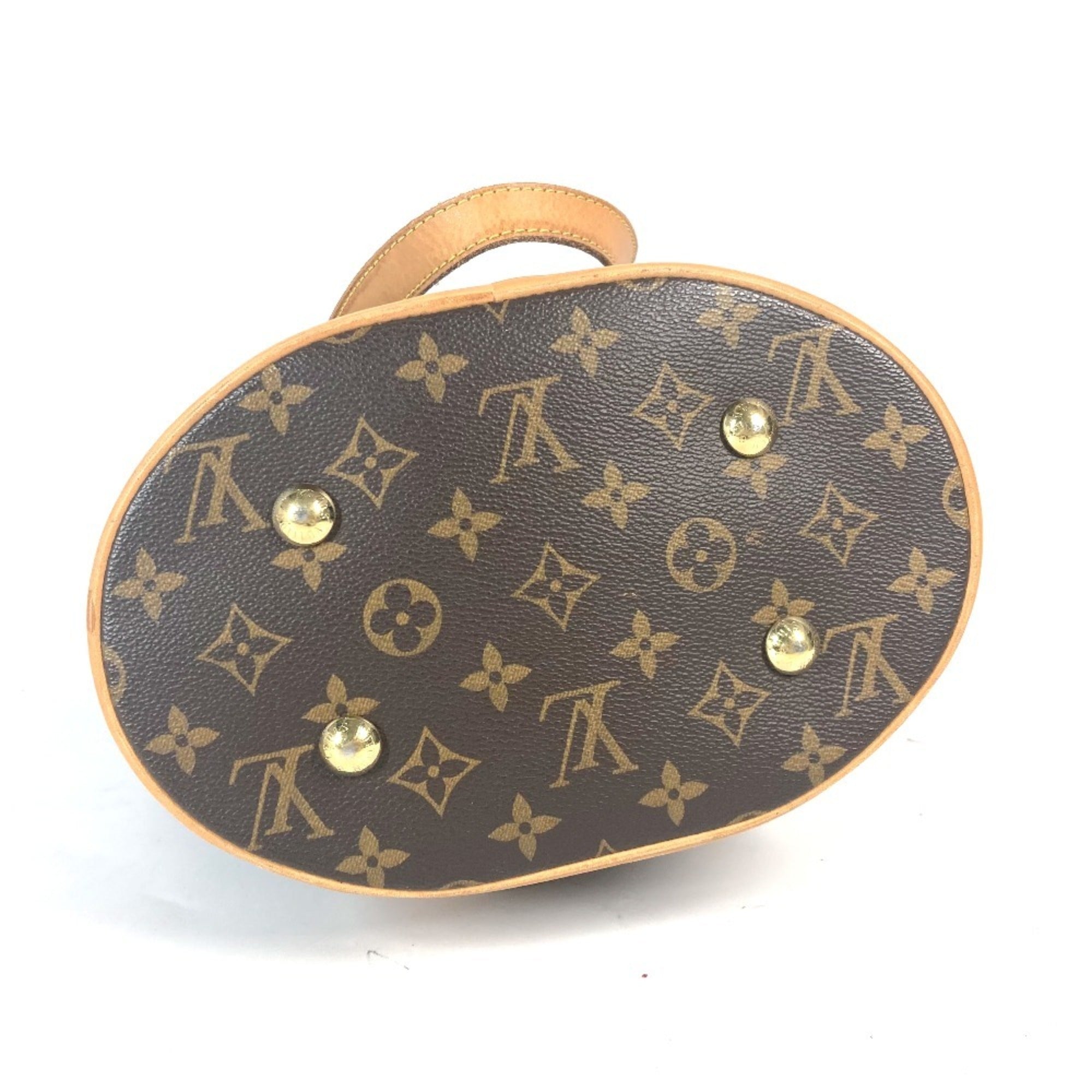 Louis Vuitton Brown Red Color Monogram Shoulder Bag Tote Bag