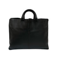 Bottega Veneta Black Leather Handbag Tote Bag