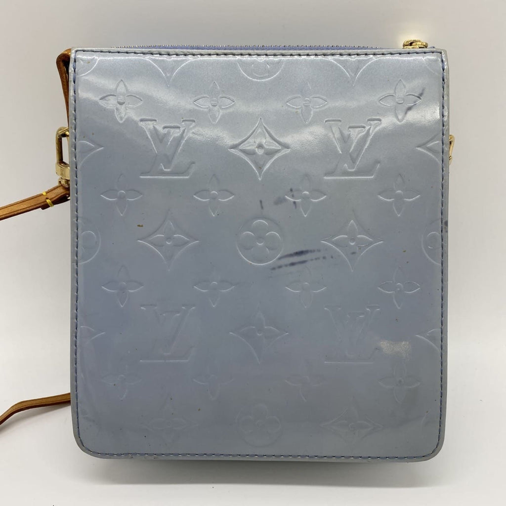 Louis Vuitton Blue Monogram Vernis Pochette Shoulder Bag