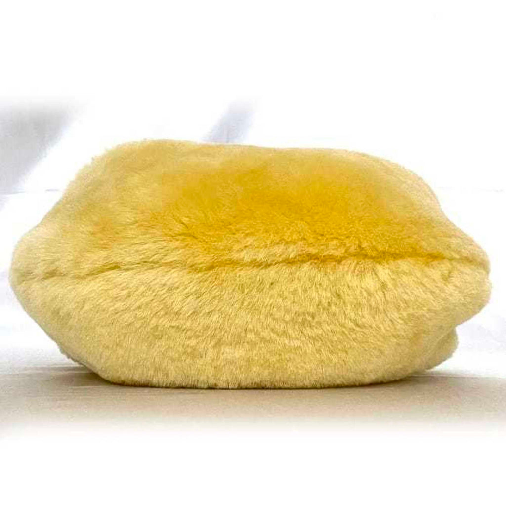 Bottega Veneta Beige Yellow Fur Handbag