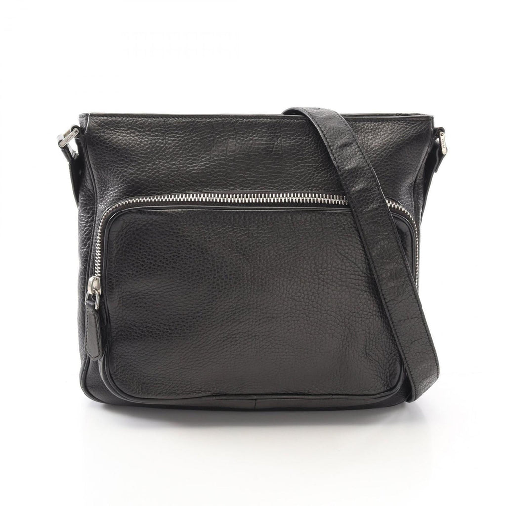 Prada Black Leather Shoulder Bag