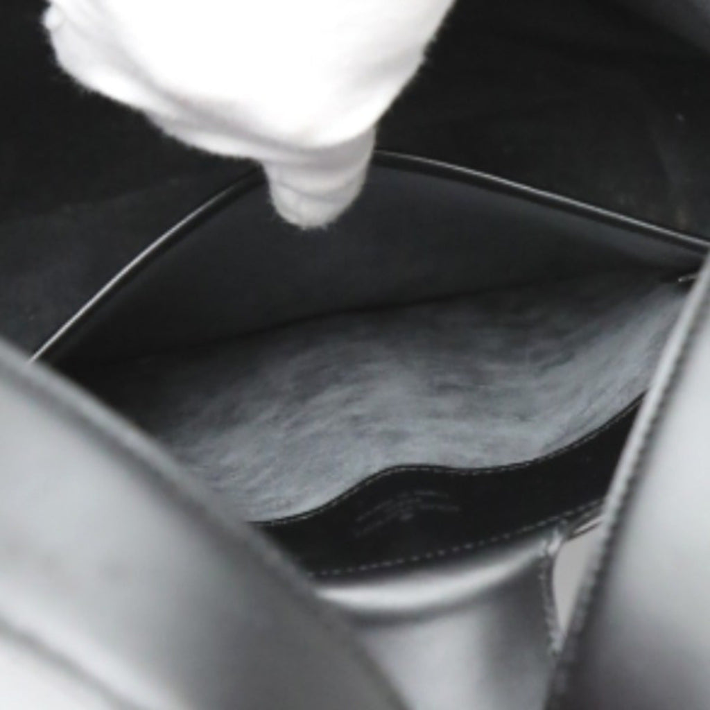 Louis Vuitton Black Noir Epi Leather Handbag