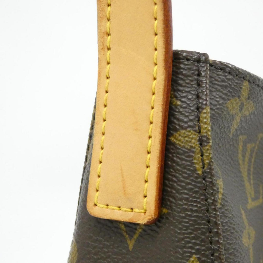 Louis Vuitton Brown Coated Canvas Shoulder Bag