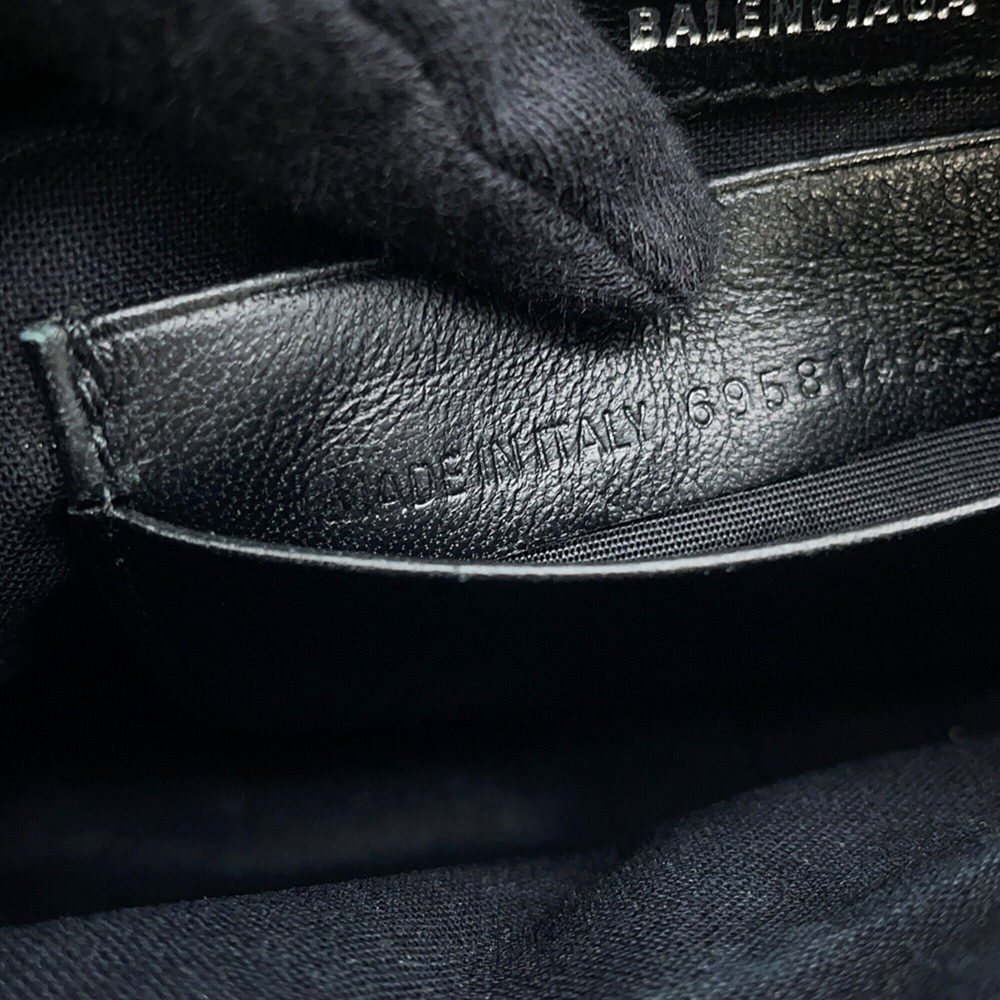 Balenciaga Blue White Denim Handbag Shoulder