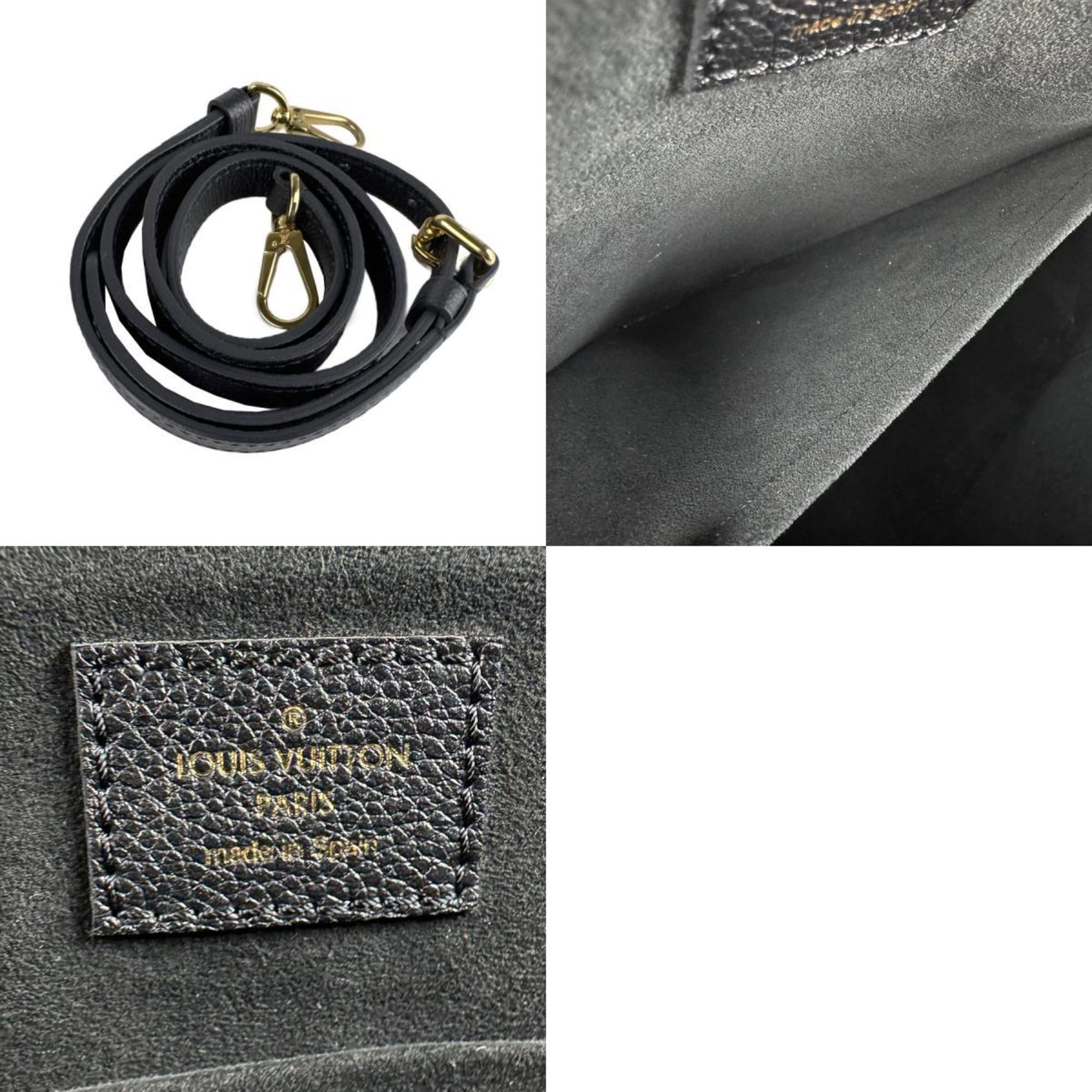 Louis Vuitton Beige Black Monogram Empreinte Handbag Shoulder Bag
