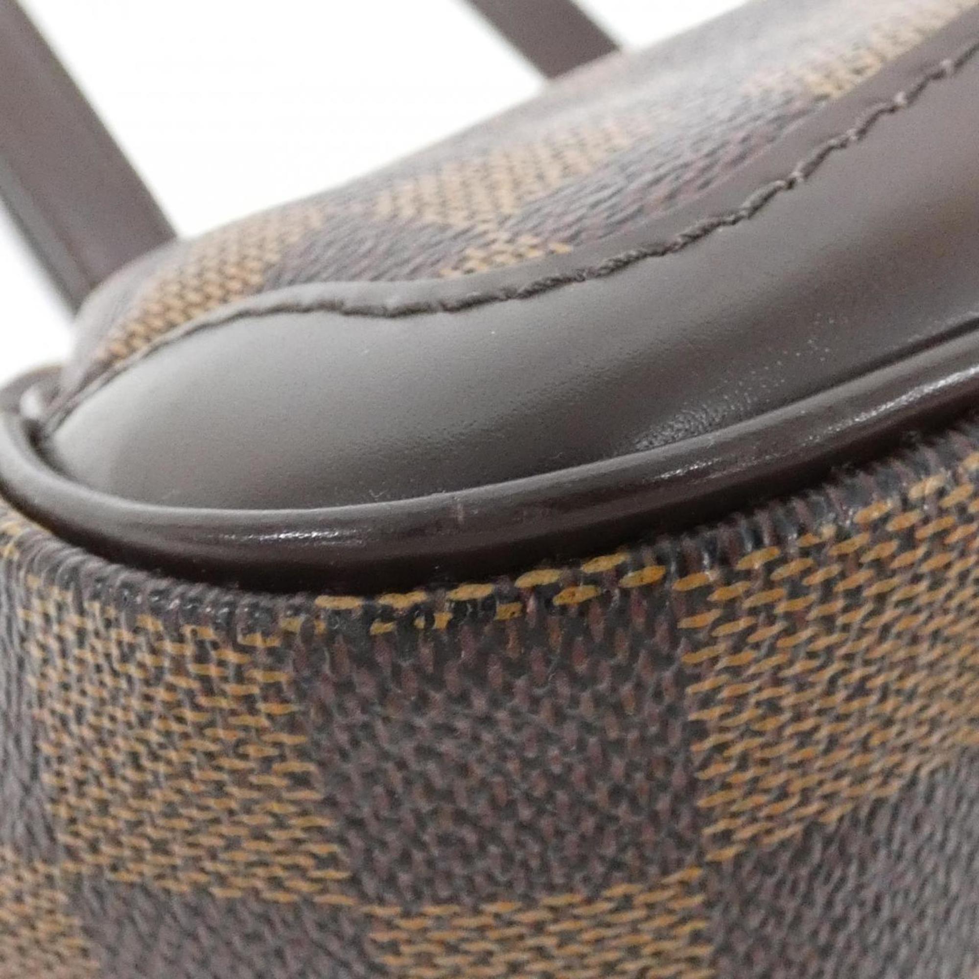 Louis Vuitton Brown Coated Canvas Handbag