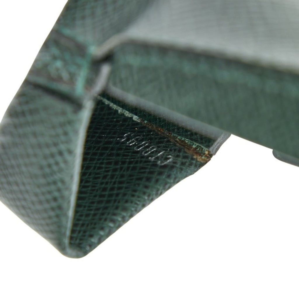 Louis Vuitton Dark Green Episea Taiga Leather Coin Purse/Coin Case