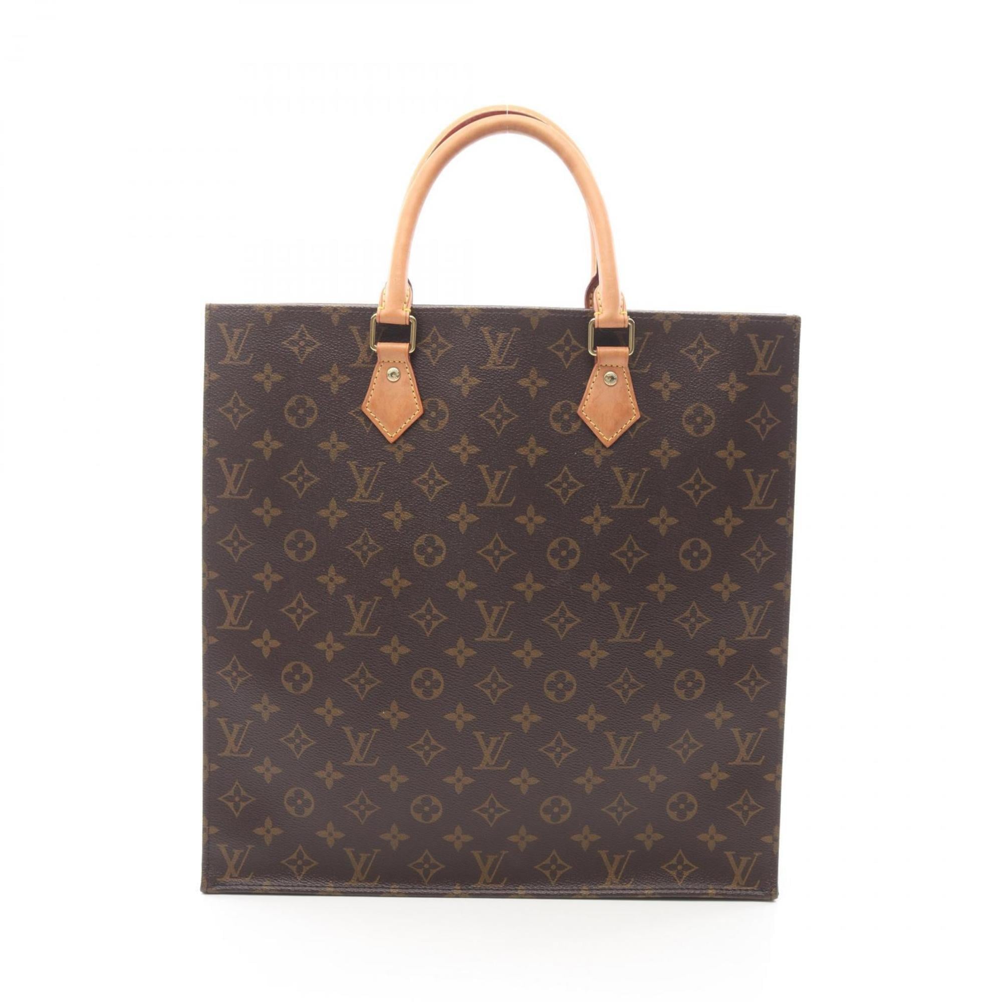 Louis Vuitton Brown Coated Canvas Pvc Monogram Leather Tote Bag