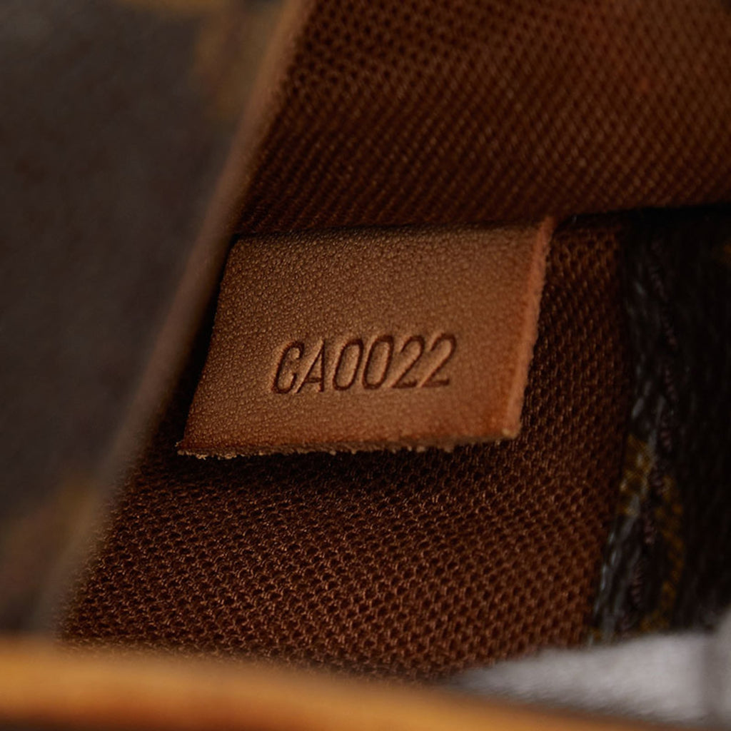 Louis Vuitton Brown Pvc Leather Sling Bag
