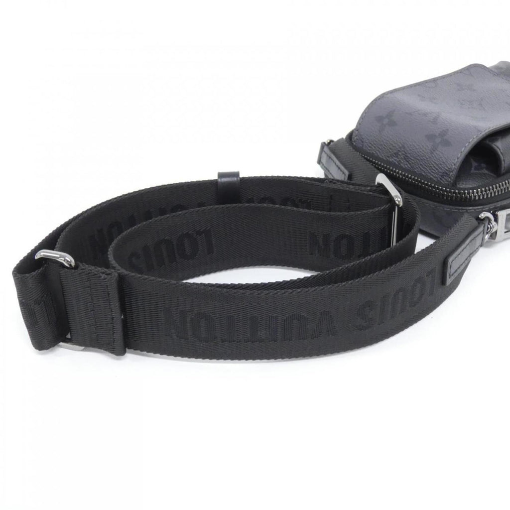 Louis Vuitton Black Coated Canvas Shoulder Bag