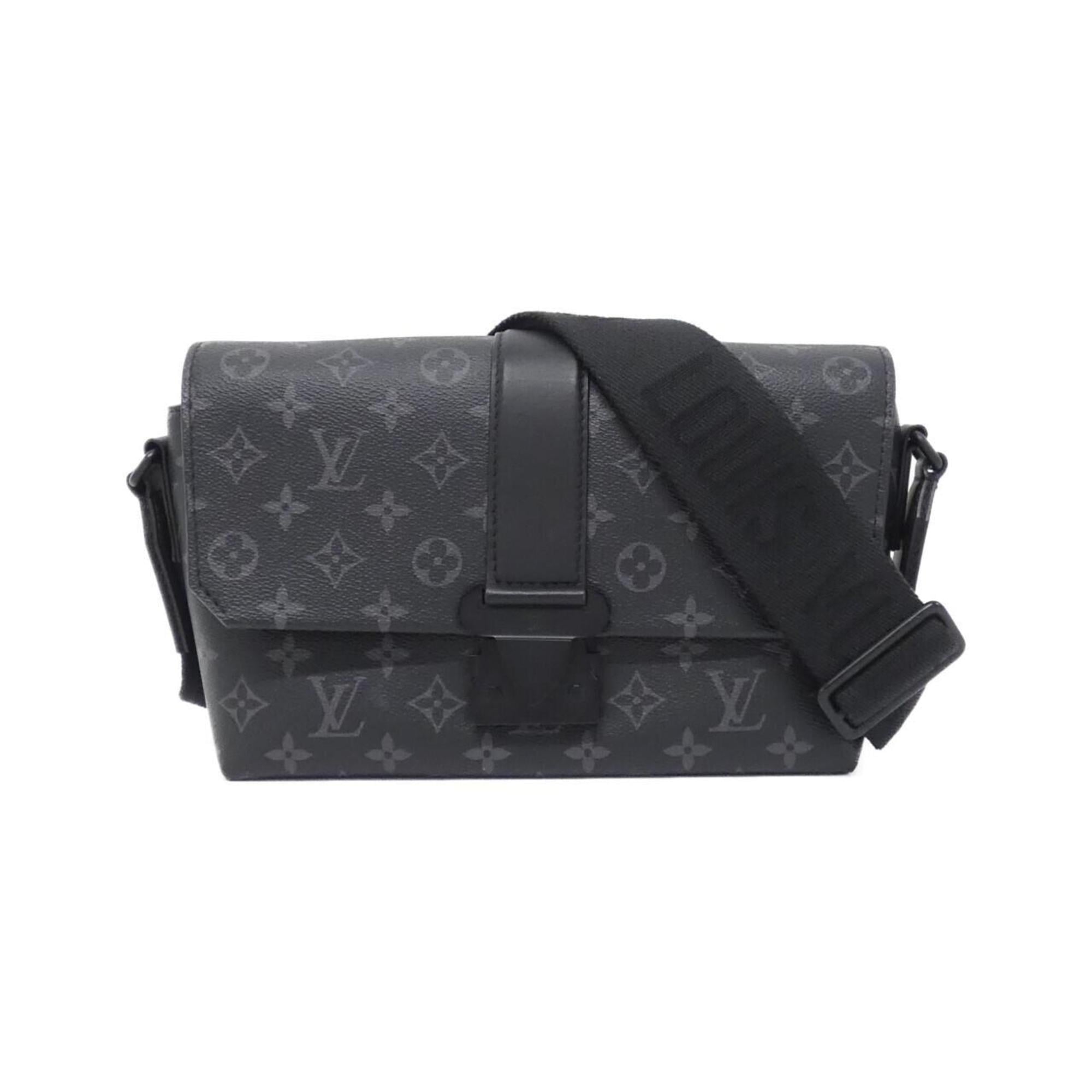 Louis Vuitton Black Monogram Eclipse Monogram Eclipse Coated Canvas Shoulder Bag