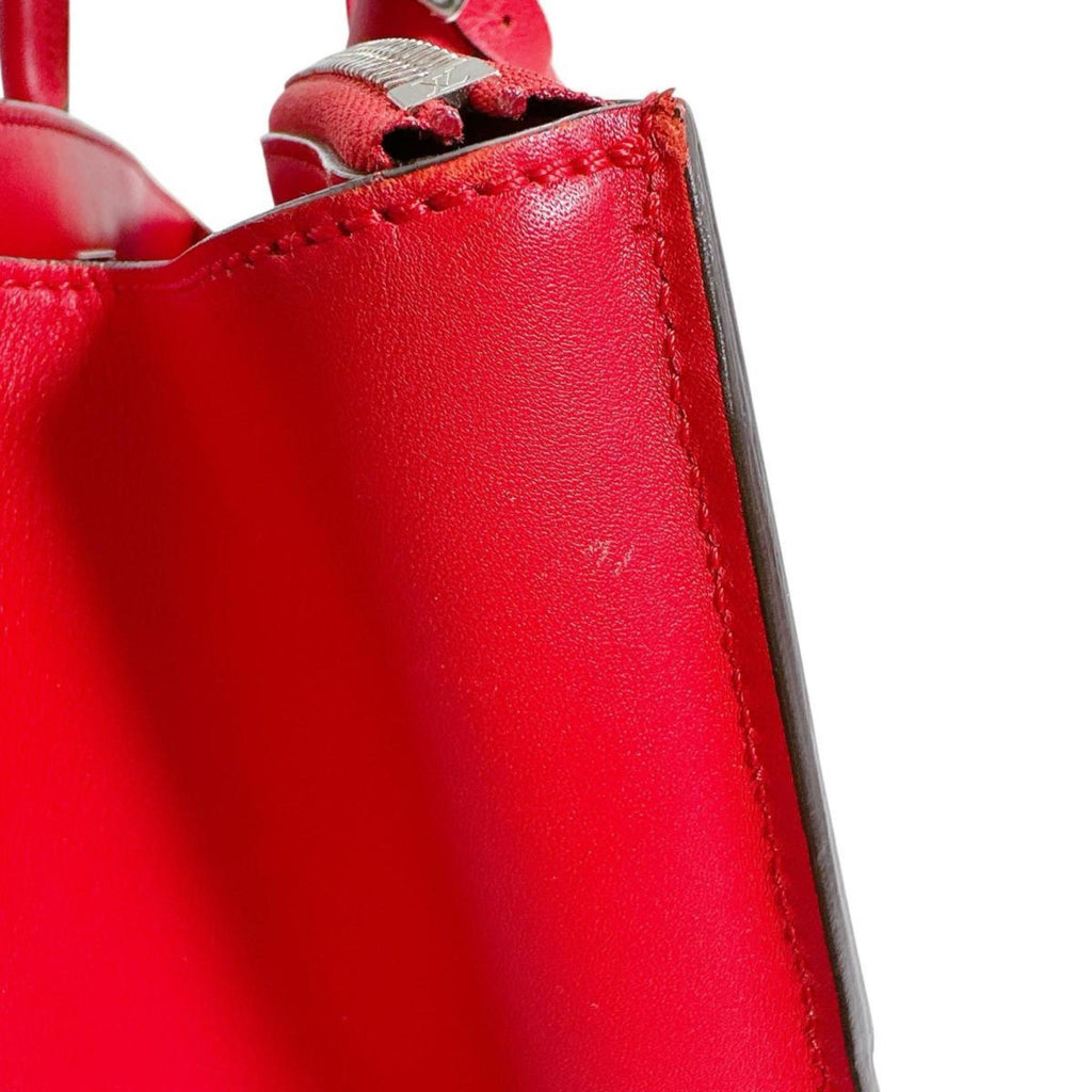 Louis Vuitton Red Color Leather Handbag