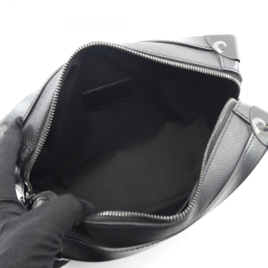 Louis Vuitton Black Multi-Color Taiga Leather Shoulder Bag