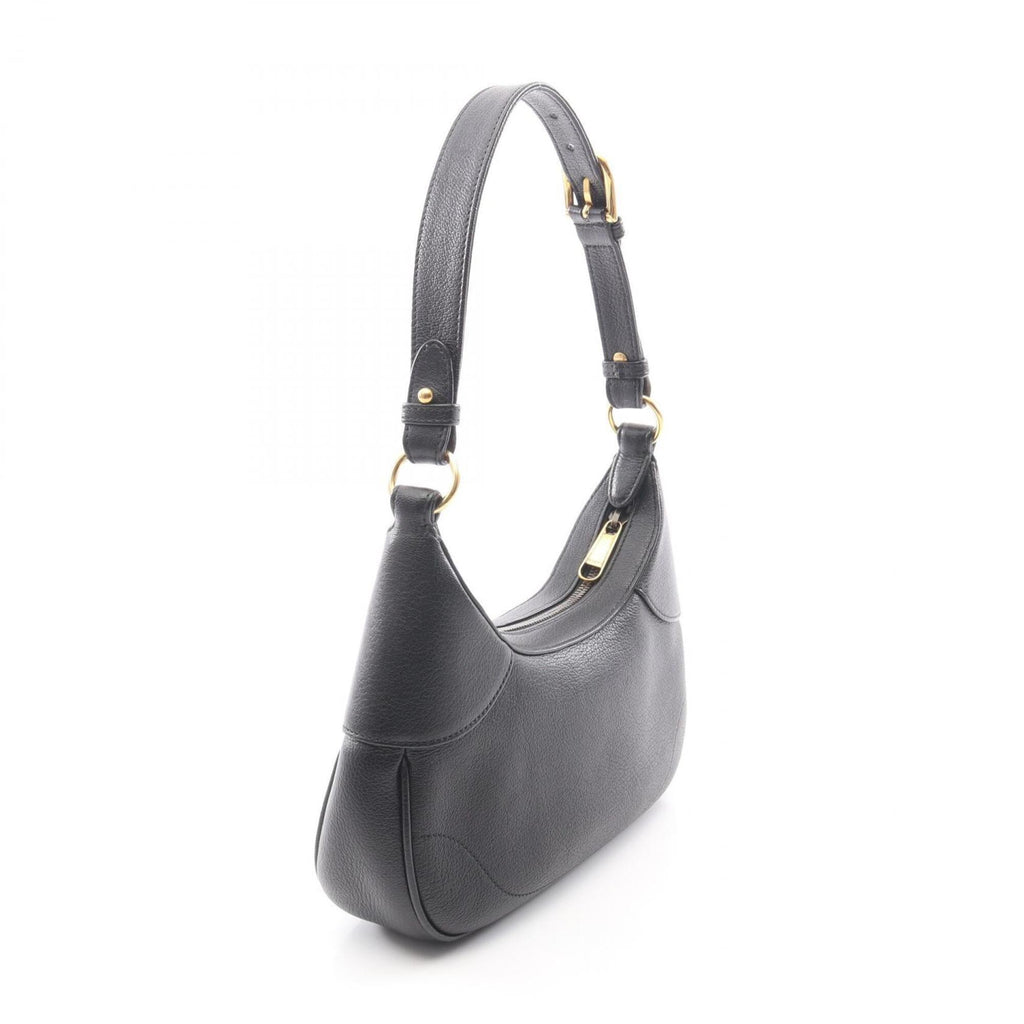 Gucci Black Leather Handbag Shoulder Bag (Pre-Owned)