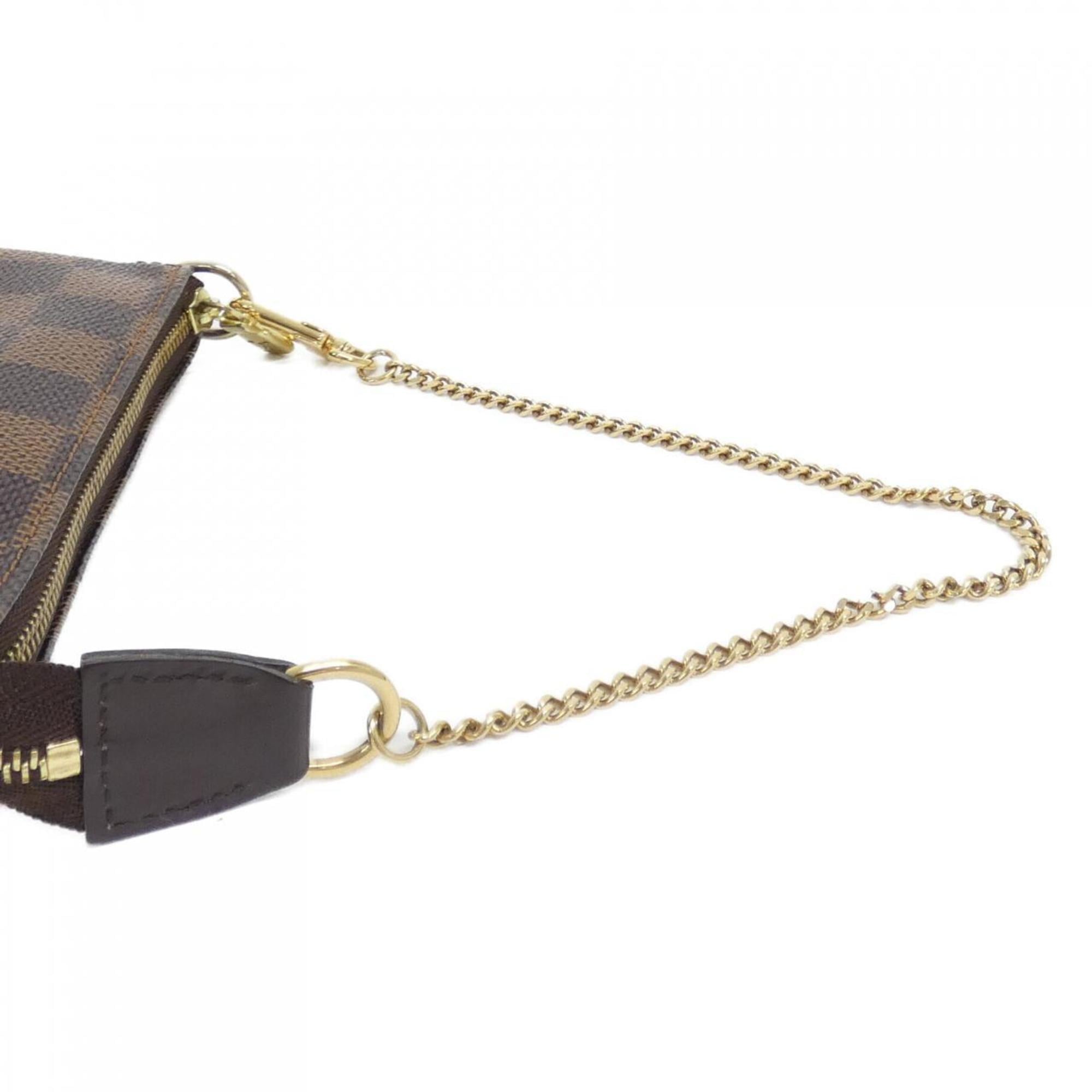 Louis Vuitton Ebene Coated Canvas Pochette Pouch
