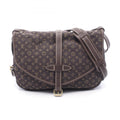Louis Vuitton Brown Canvas Monogram Mini Leather Shoulder Bag