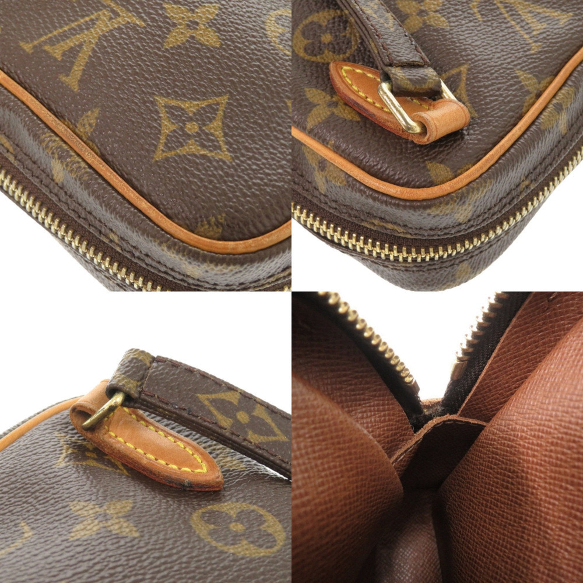 Louis Vuitton Brown Monogram Canvas Shoulder Bag