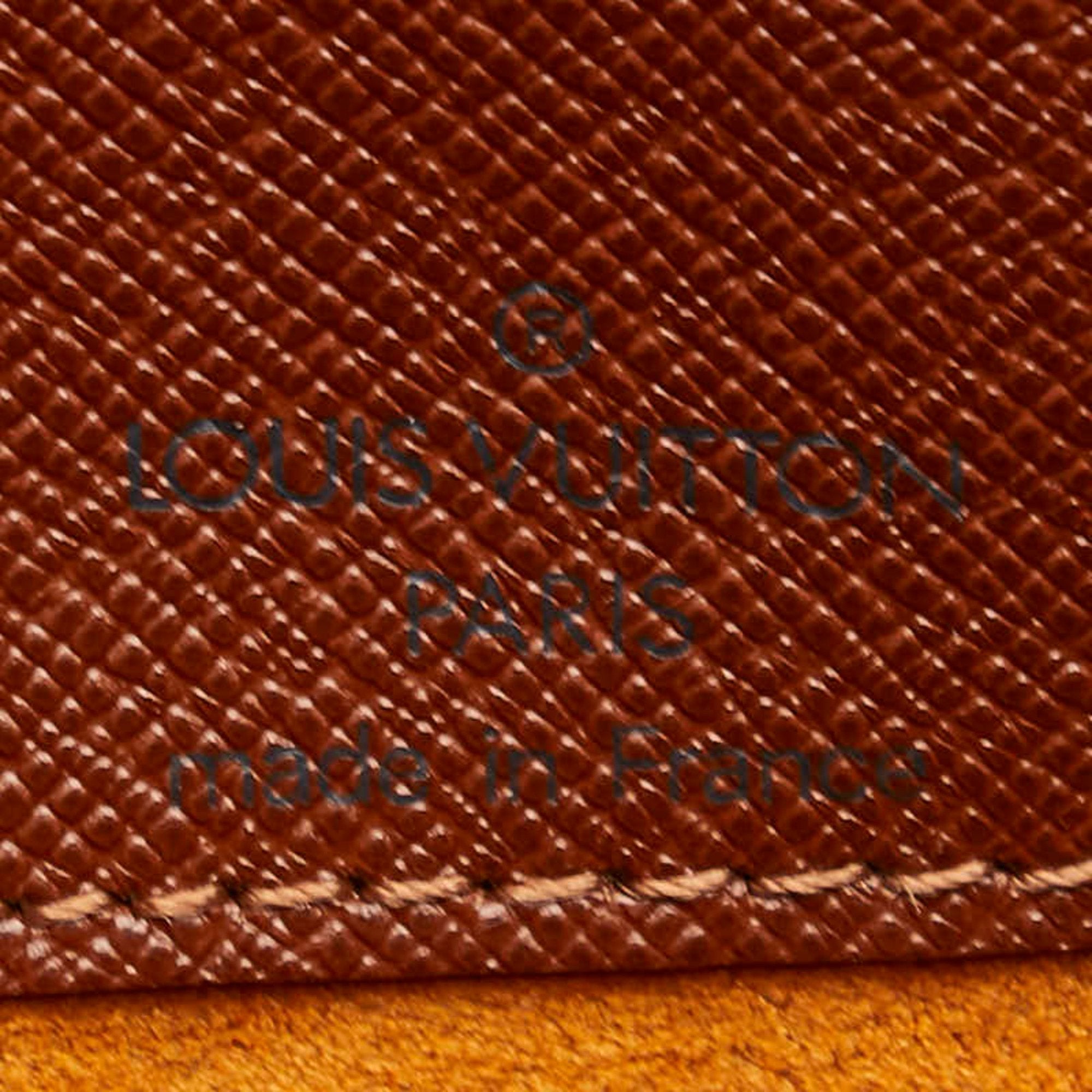 Louis Vuitton Brown Pvc Leather Shoulder Bag