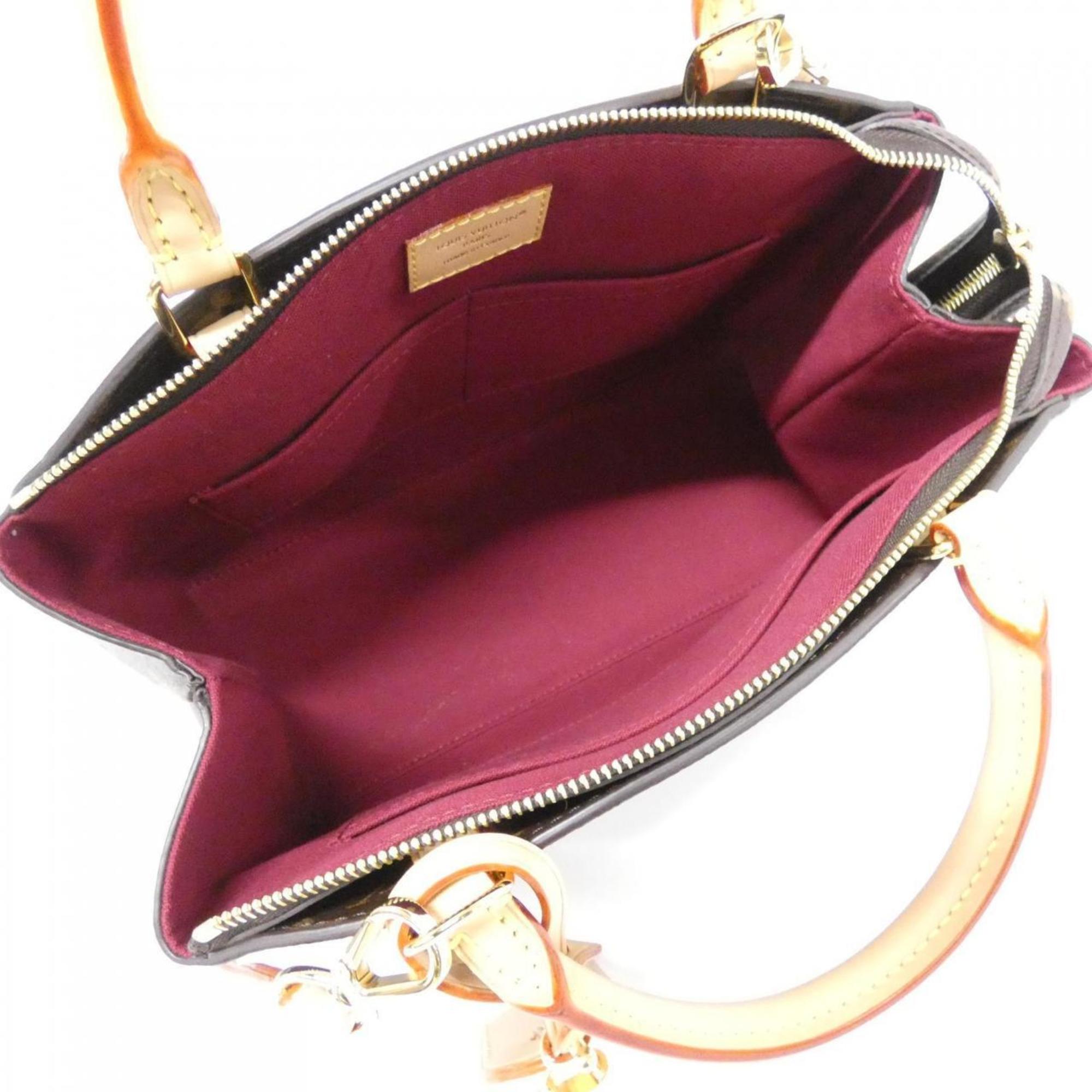 Louis Vuitton Marron Coated Canvas Handbag