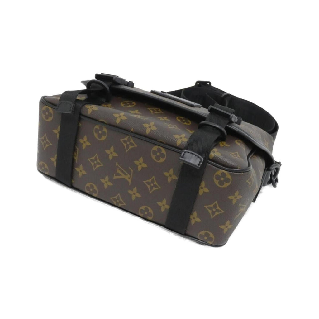 Louis Vuitton Monogram Macassar Marron Coated Canvas Shoulder Bag