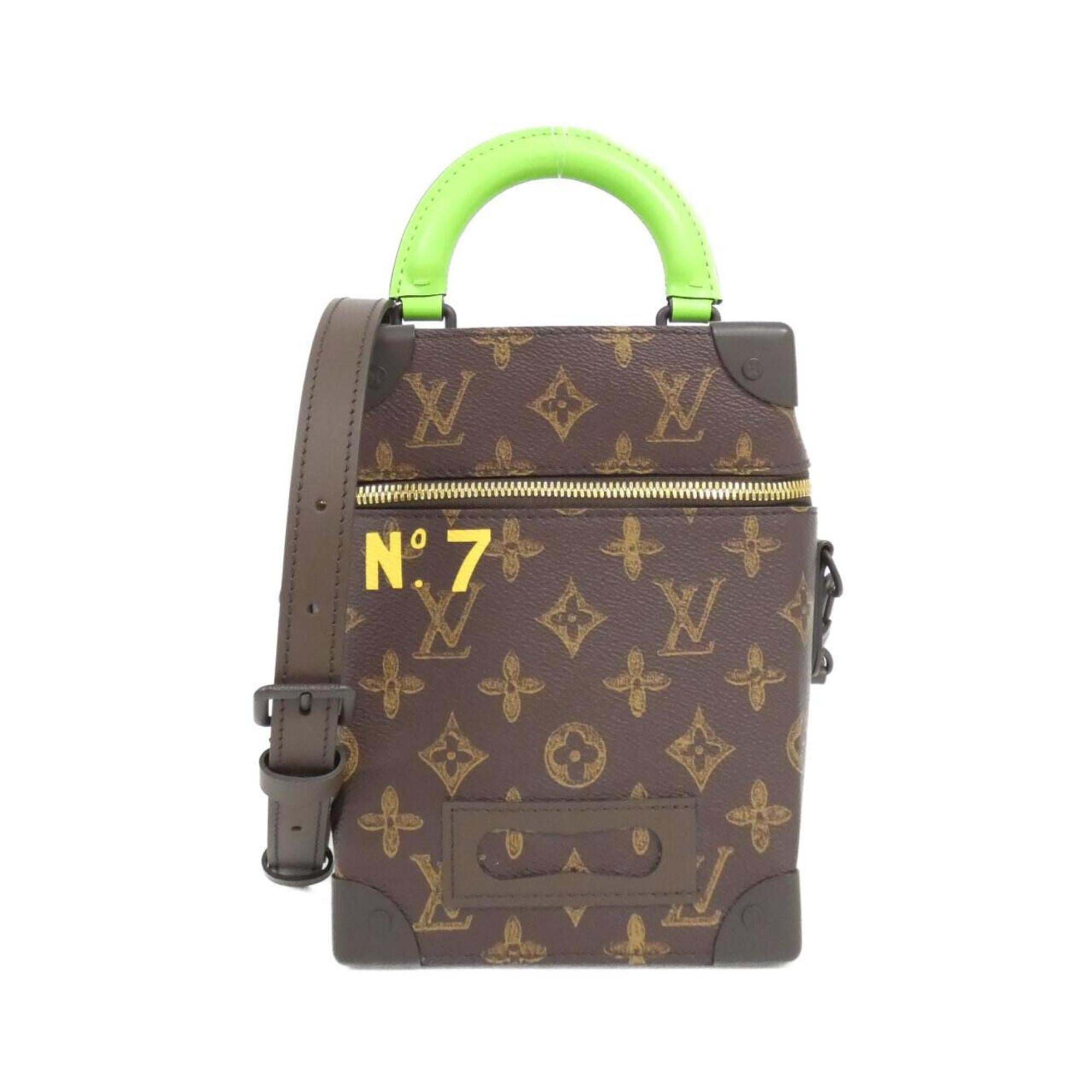 Louis Vuitton Marron Coated Canvas Handbag